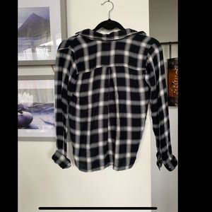 Black and white blouse